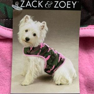 Zack & Zoey Pink Camo Jacket For Dogs